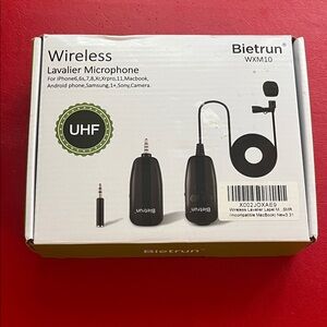 Bietrun Wireless Microphone Headset, UHF Wireless Headset Mic System, 160ft